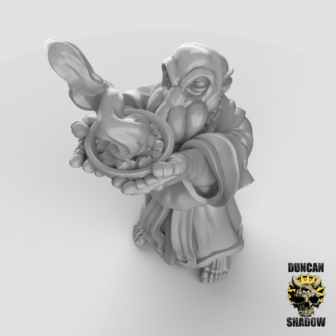 Human Kraken Cultists, Preaching | Duncan Shadow | Compatible with Dungeons & Dragons and Pathfinder