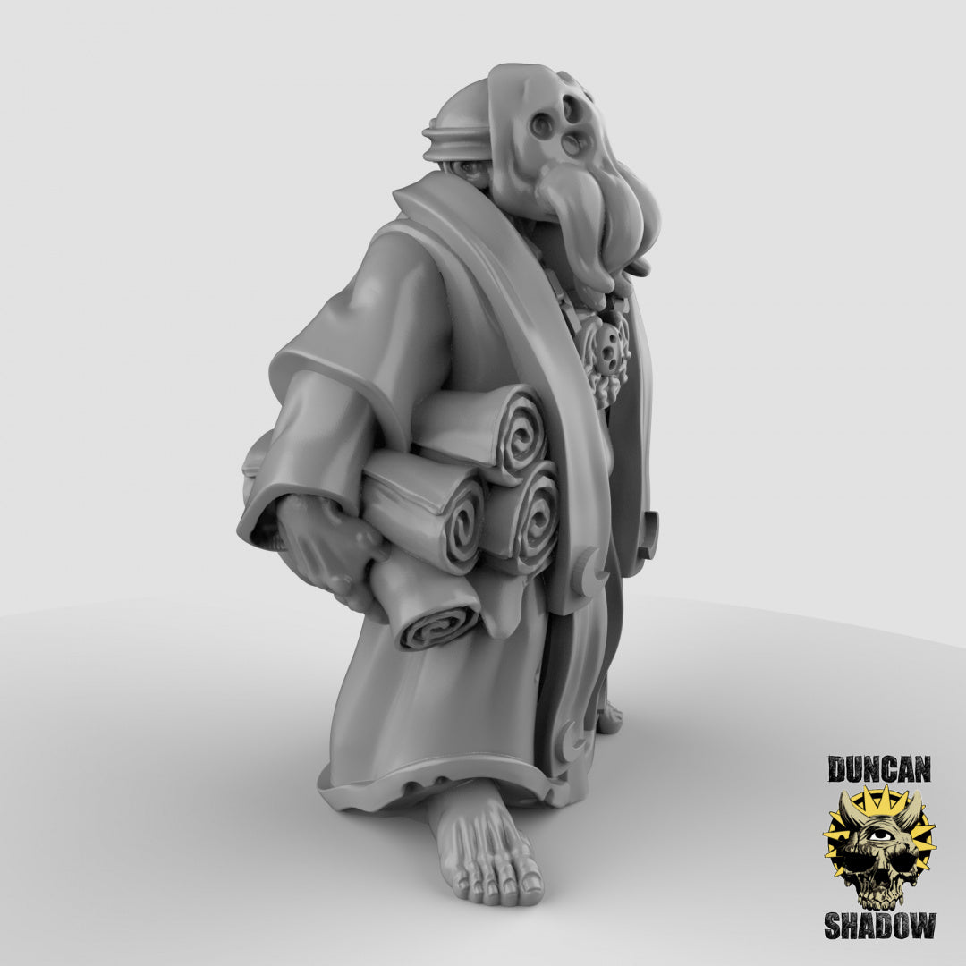 Human Kraken Cultists, Preaching | Duncan Shadow | Compatible with Dungeons & Dragons and Pathfinder