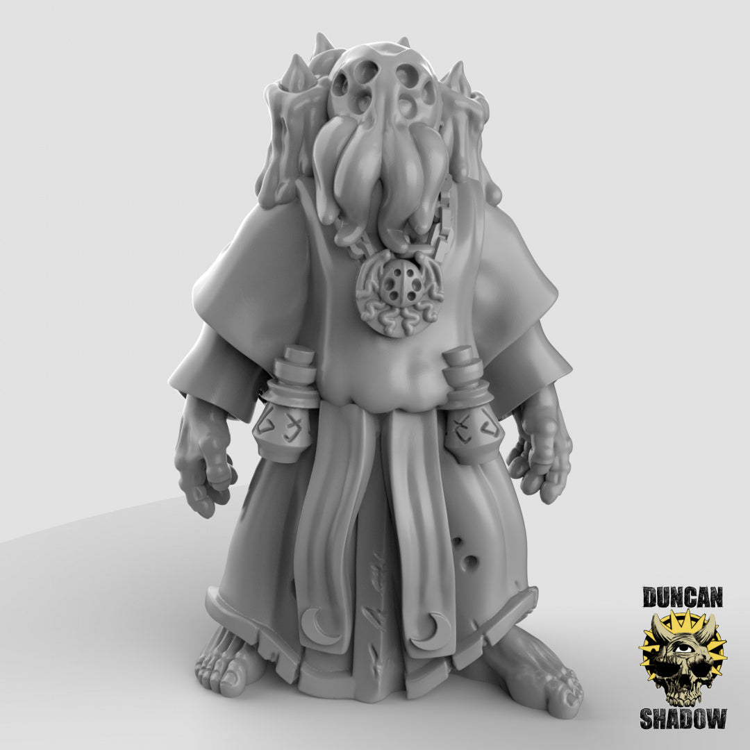 Human Kraken Cultists, Preaching | Duncan Shadow | Compatible with Dungeons & Dragons and Pathfinder