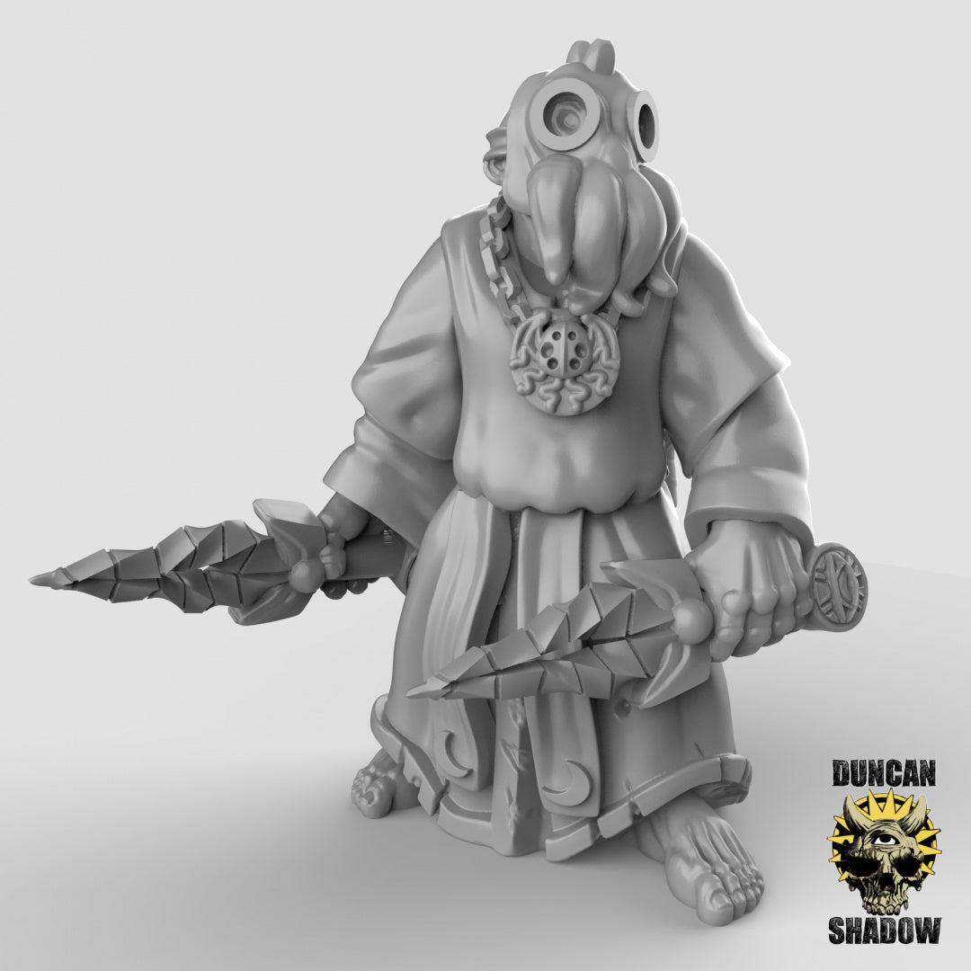 Human Kraken Cultists With Daggers | Duncan Shadow | Compatible with Dungeons & Dragons and Pathfinder