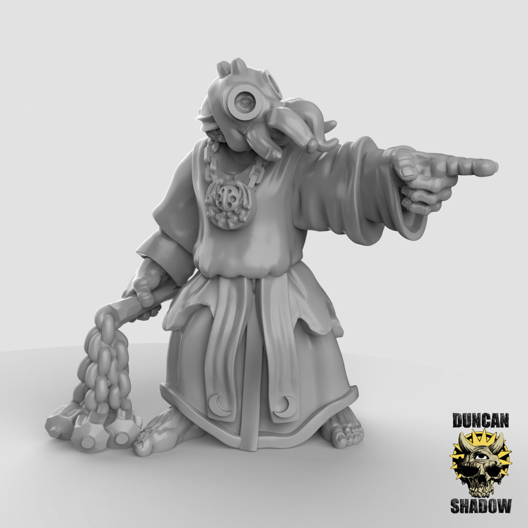 Human Kraken Cultists With Flails | Duncan Shadow | Compatible with Dungeons & Dragons and Pathfinder