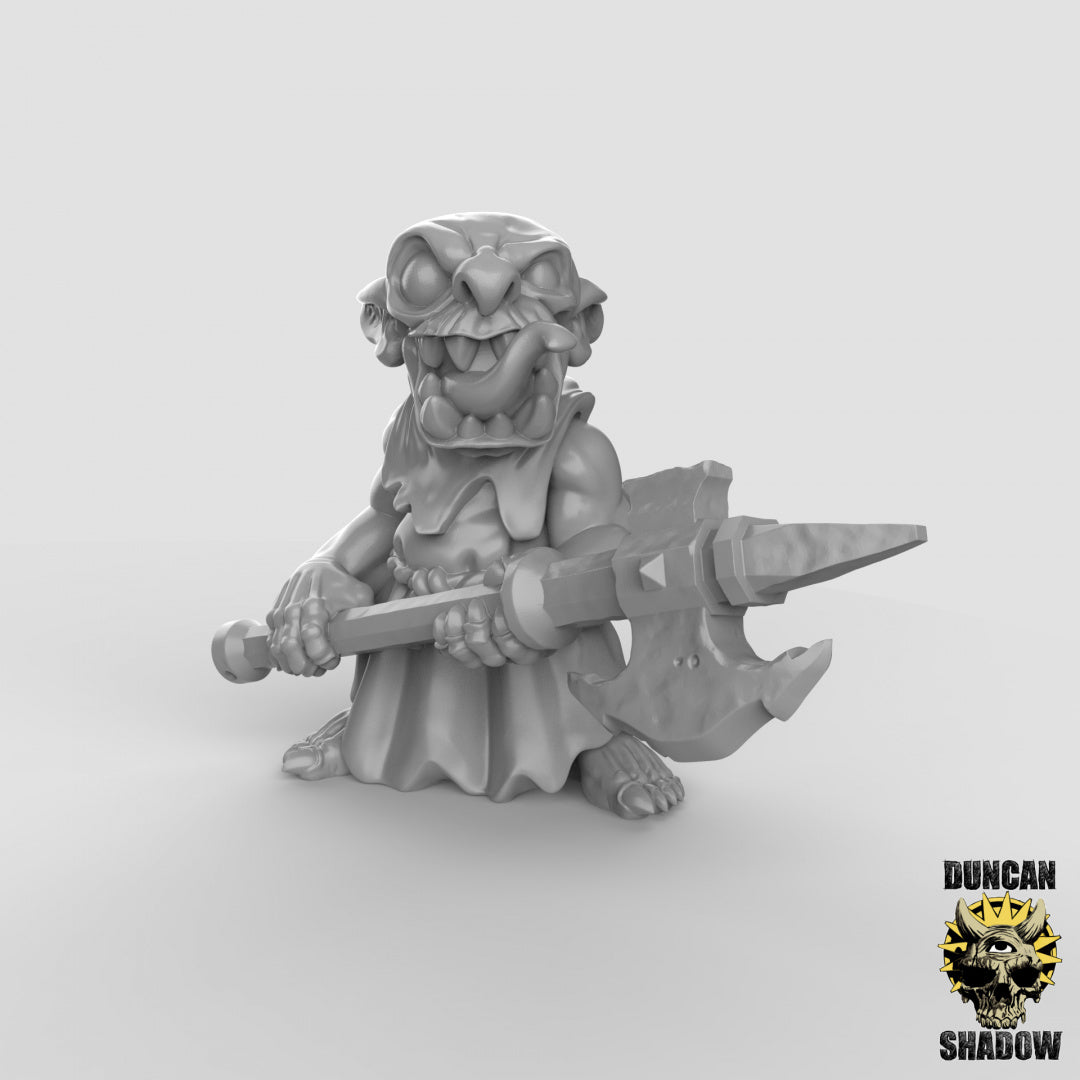 Duendes nocturnos con armas de asta | Sombra de Duncan | Compatible con Dragones y Mazmorras y Pathfinder