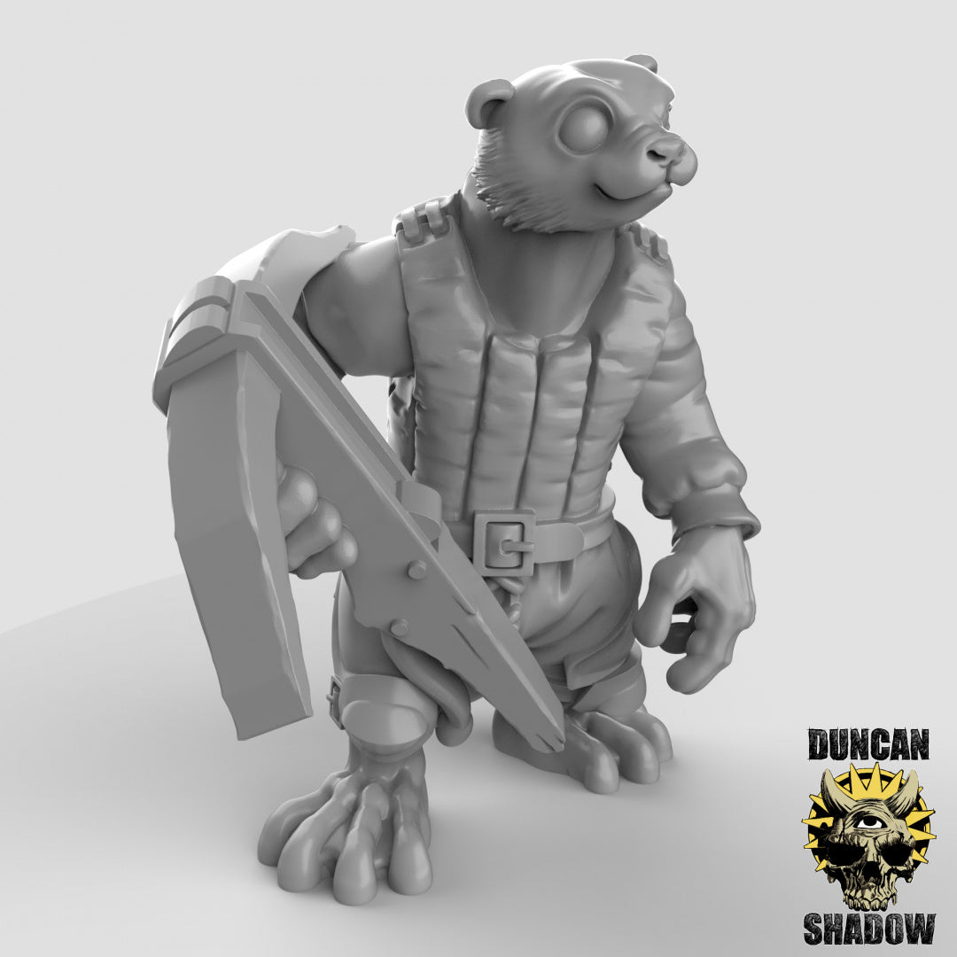 Otter Folk With Crossbows | Duncan Shadow | Compatible with Dungeons & Dragons and Pathfinder