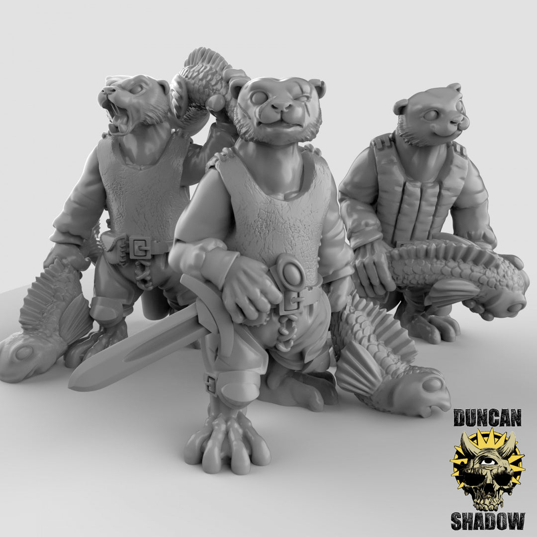Nutria popular con clubes de peces | Sombra de Duncan | Compatible con Dragones y Mazmorras y Pathfinder