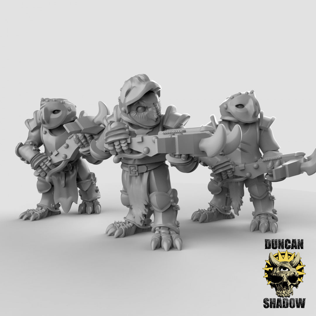 Búho popular blindado con ballestas | Sombra de Duncan | Compatible con Dragones y Mazmorras y Pathfinder