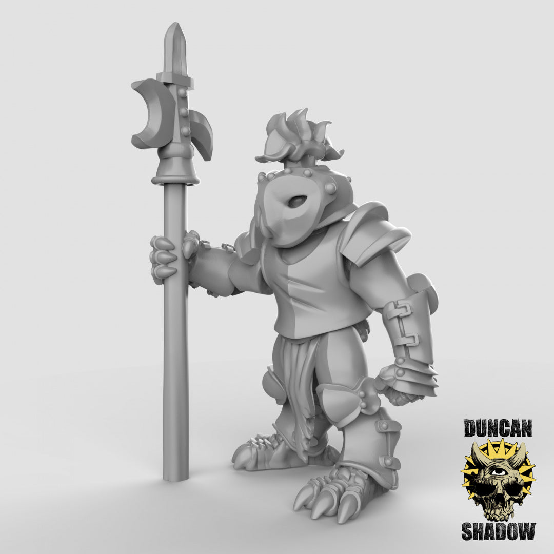 Owl Folk Armored With Polearms | Duncan Shadow | Compatible with Dungeons & Dragons and Pathfinder