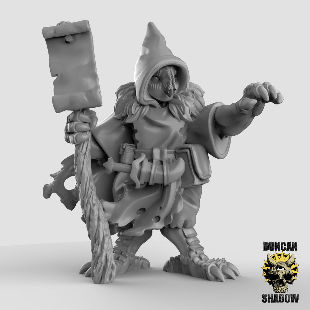 Hechicero popular del búho | Sombra de Duncan | Compatible con Dragones y Mazmorras y Pathfinder