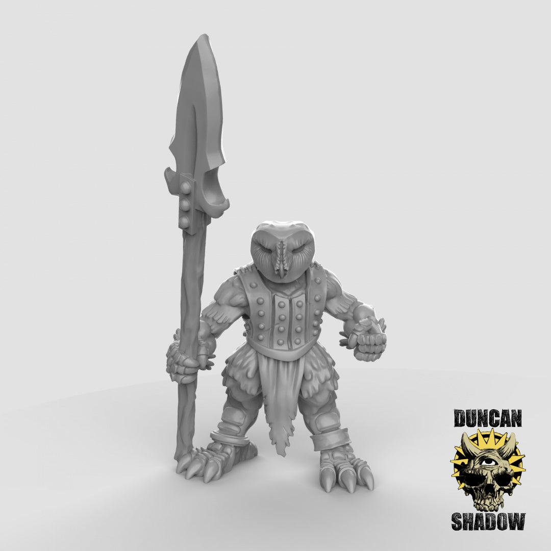 Eulenvolk mit Speeren | Duncan Shadow | Kompatibel mit Dungeons & Dragons und Pathfinder