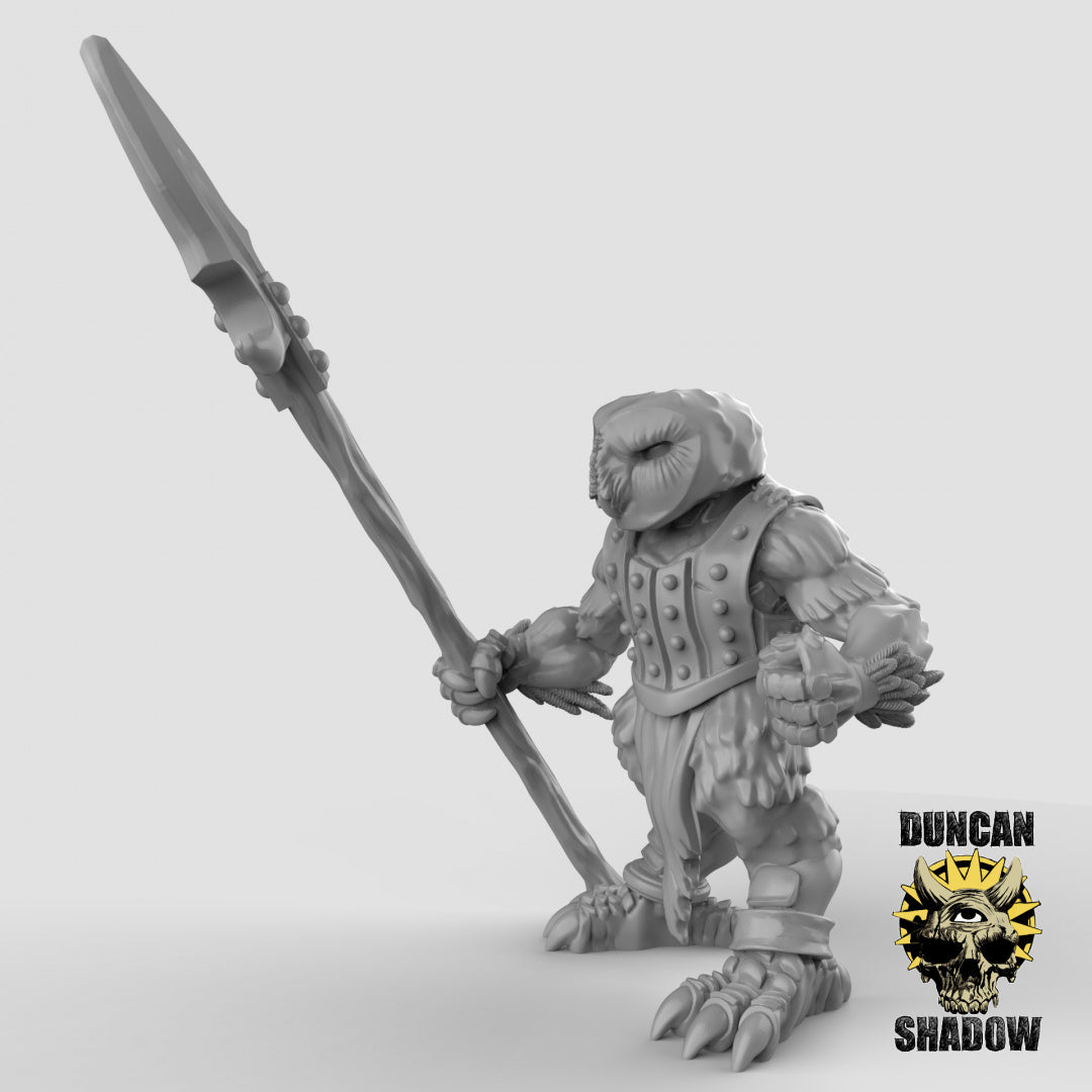 Eulenvolk mit Speeren | Duncan Shadow | Kompatibel mit Dungeons & Dragons und Pathfinder