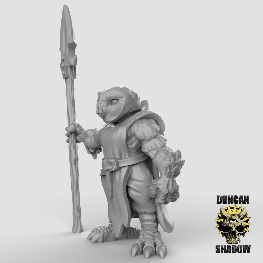 Eulenvolk mit Speeren | Duncan Shadow | Kompatibel mit Dungeons & Dragons und Pathfinder