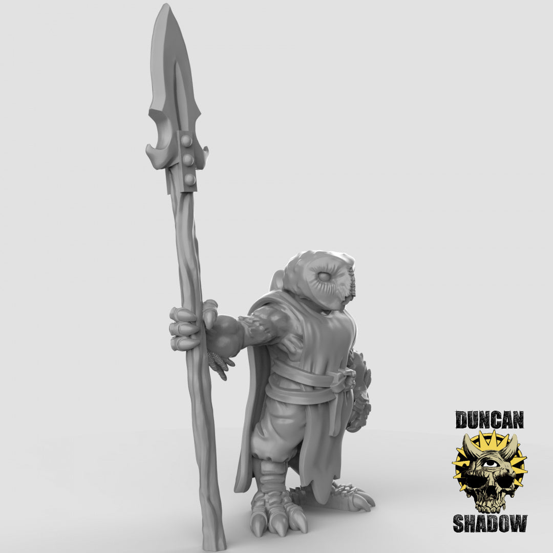 Eulenvolk mit Speeren | Duncan Shadow | Kompatibel mit Dungeons & Dragons und Pathfinder