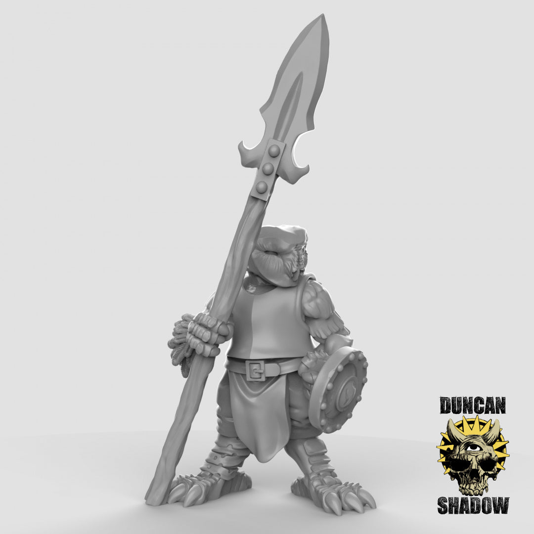 Eulenvolk mit Speeren | Duncan Shadow | Kompatibel mit Dungeons & Dragons und Pathfinder