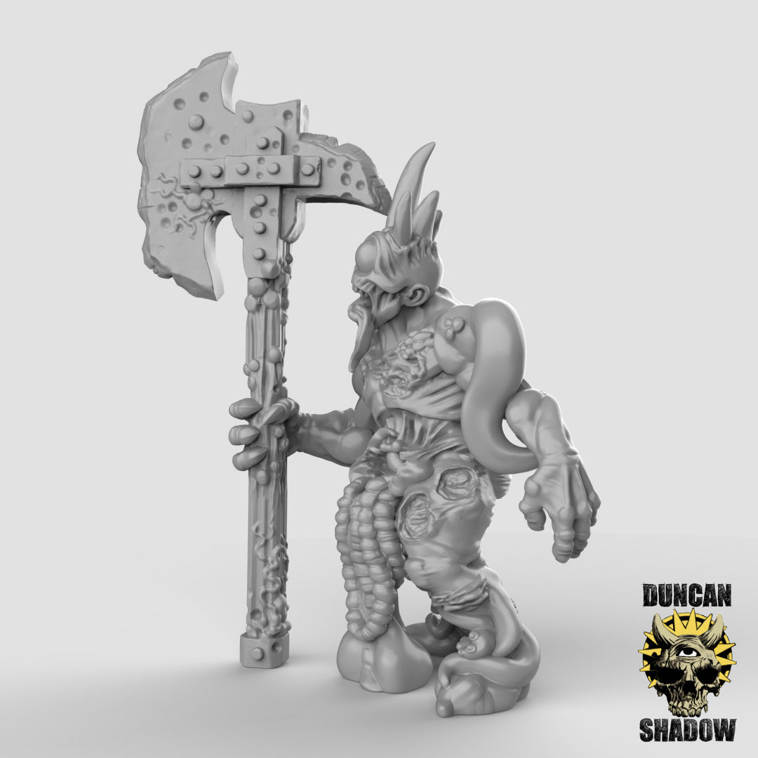 Plague Demons With Great Axes | Duncan Shadow | Compatible with Dungeons & Dragons and Pathfinder