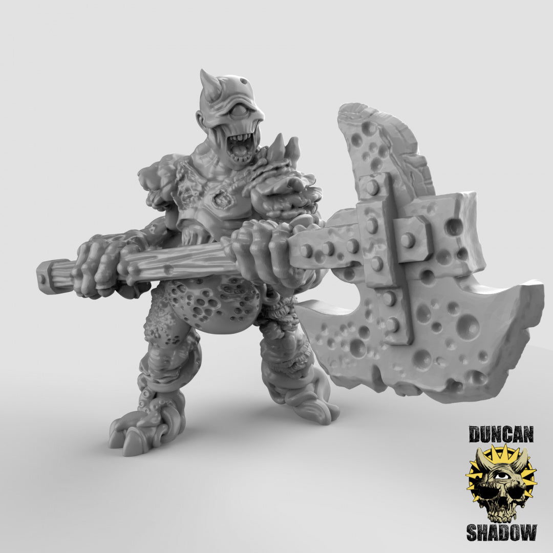 Plague Demons With Great Axes | Duncan Shadow | Compatible with Dungeons & Dragons and Pathfinder