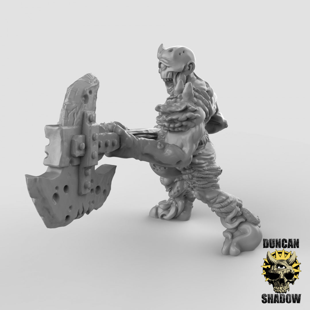 Plague Demons With Great Axes | Duncan Shadow | Compatible with Dungeons & Dragons and Pathfinder