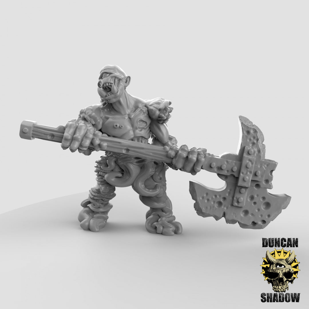 Plague Demons With Great Axes | Duncan Shadow | Compatible with Dungeons & Dragons and Pathfinder