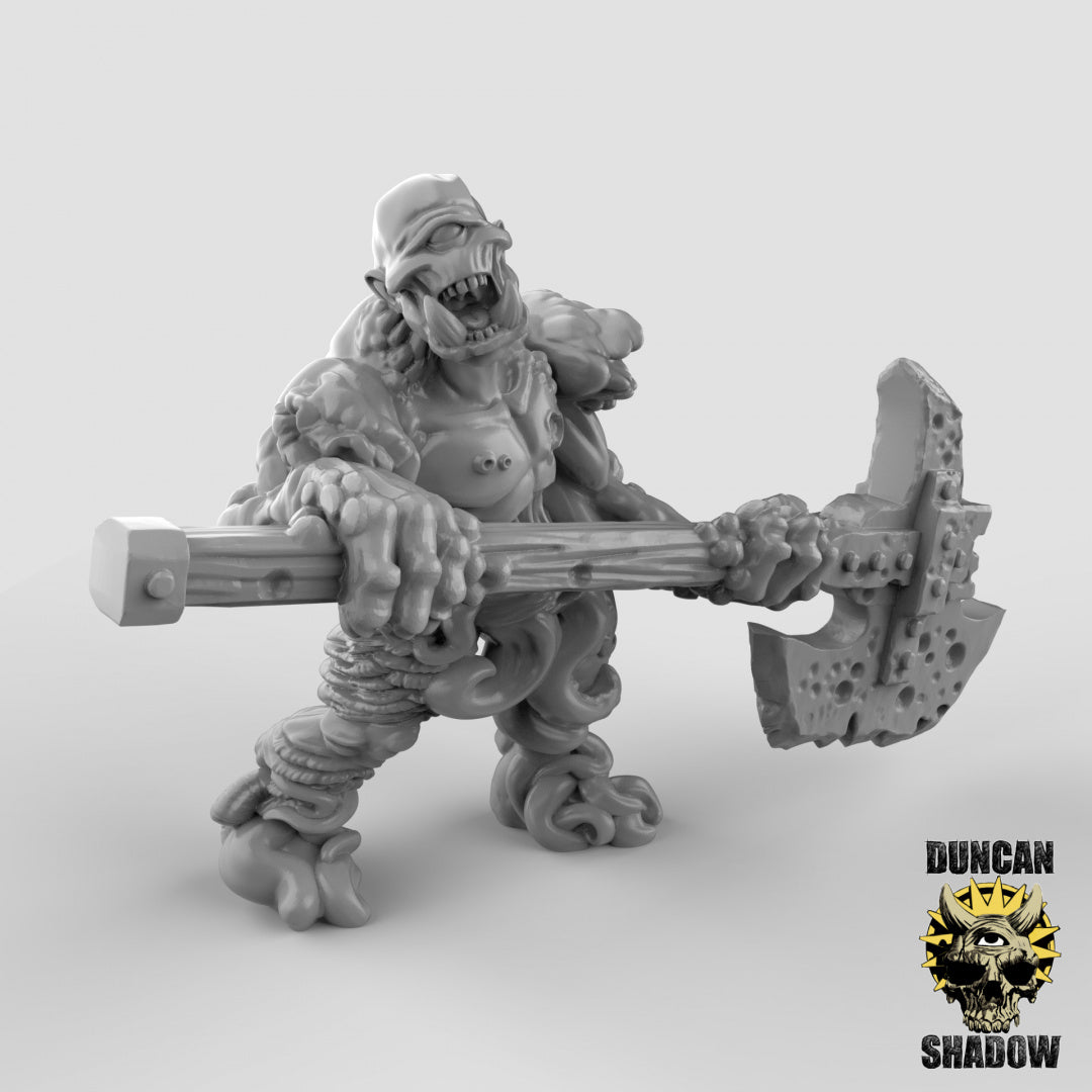 Plague Demons With Great Axes | Duncan Shadow | Compatible with Dungeons & Dragons and Pathfinder