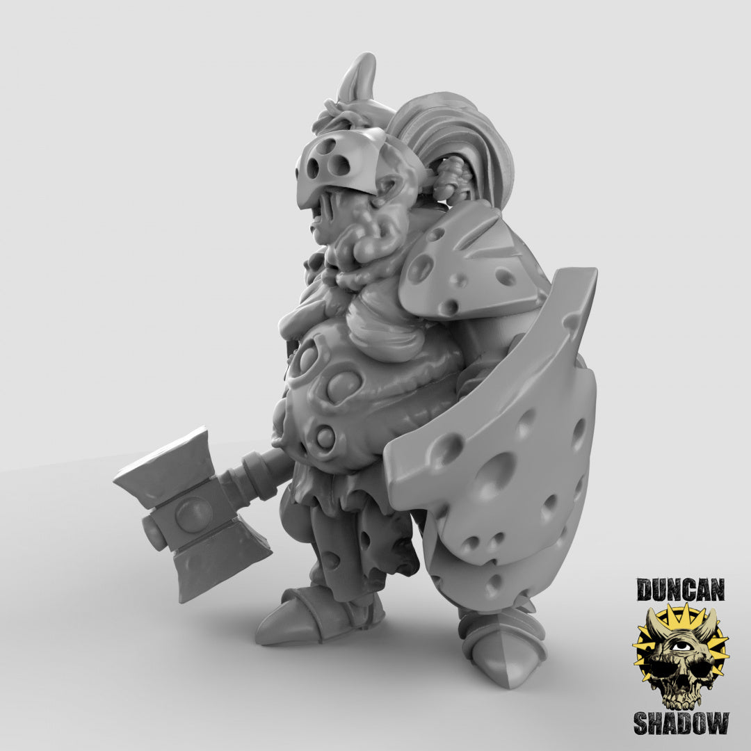 Plague Demons Champion With Hammer | Duncan Shadow | Compatible with Dungeons & Dragons and Pathfinder