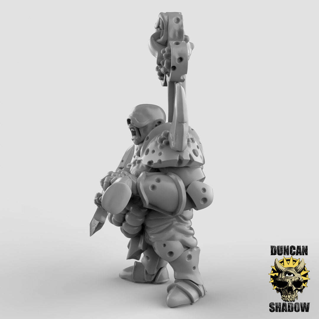Plague Demons Champion With Axe | Duncan Shadow | Compatible with Dungeons & Dragons and Pathfinder