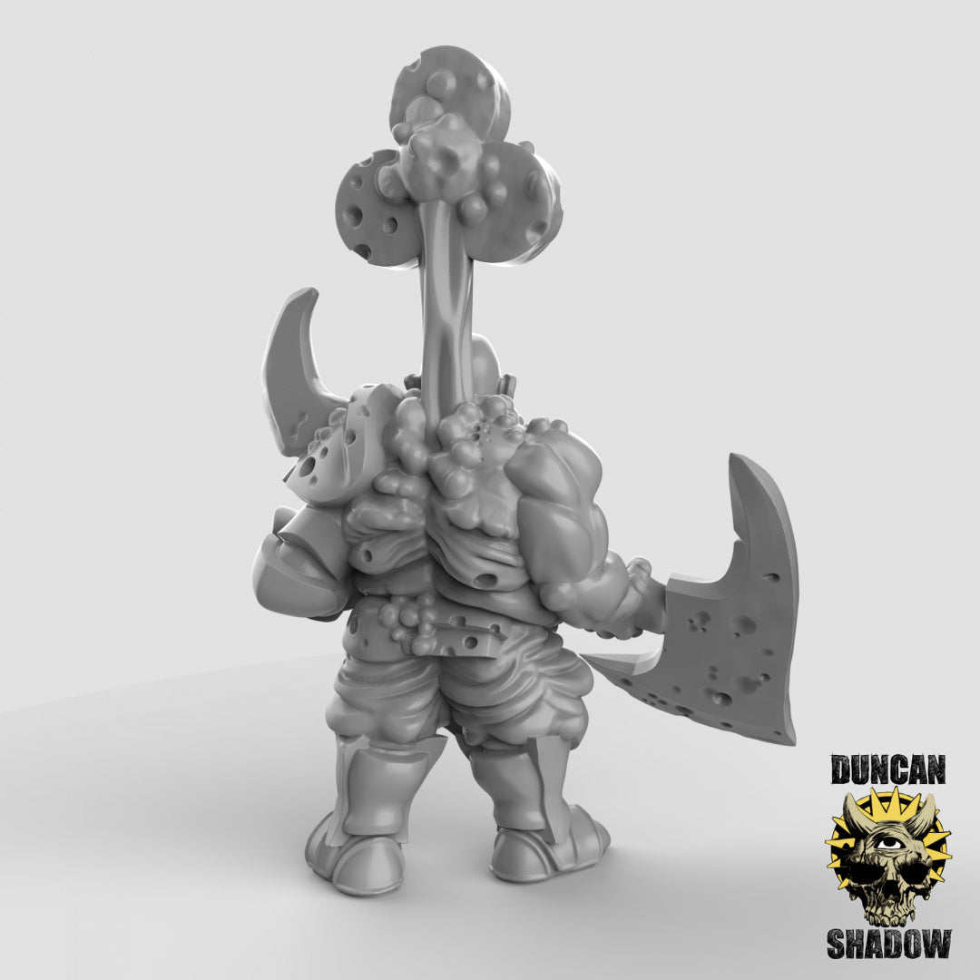 Plague Demons Champion With Axe | Duncan Shadow | Compatible with Dungeons & Dragons and Pathfinder