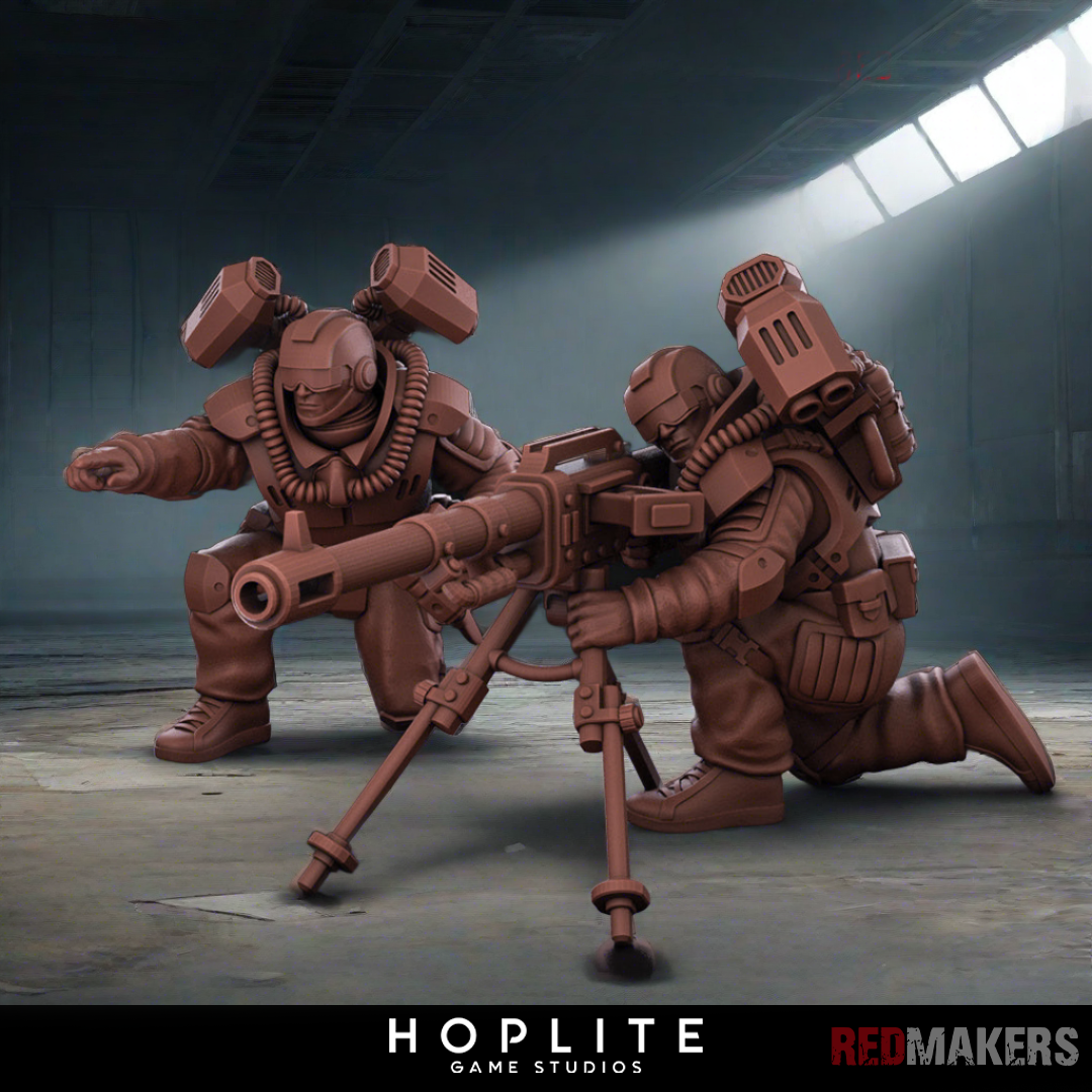 División de Caída Aerotransportada - Equipos de armas pesadas | Guardia Imperial | Redmakers