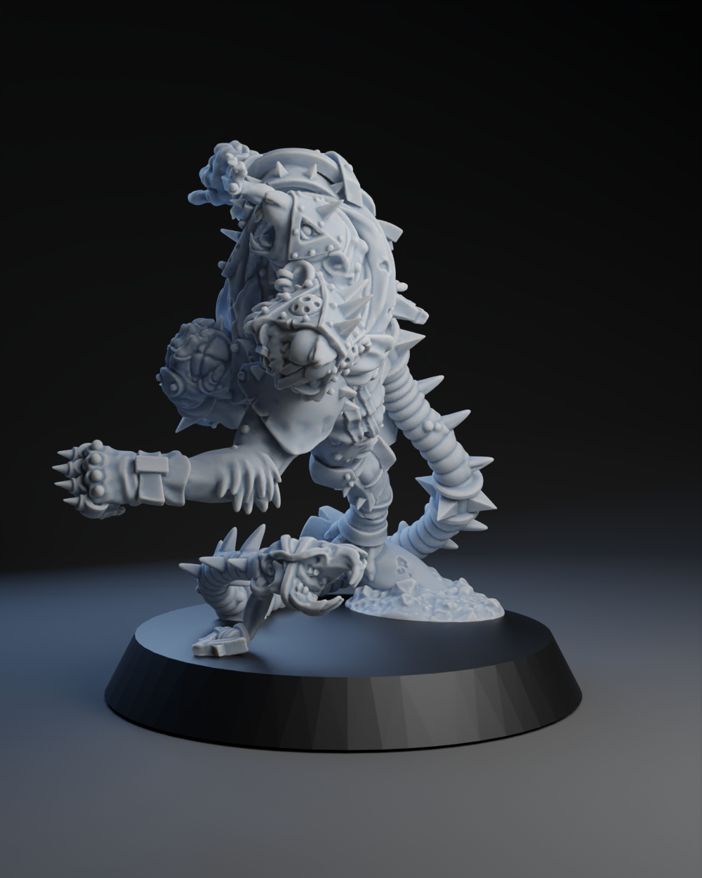 Hack - Ratmen Star Player - Fantasy Football - Brutefun Miniatures
