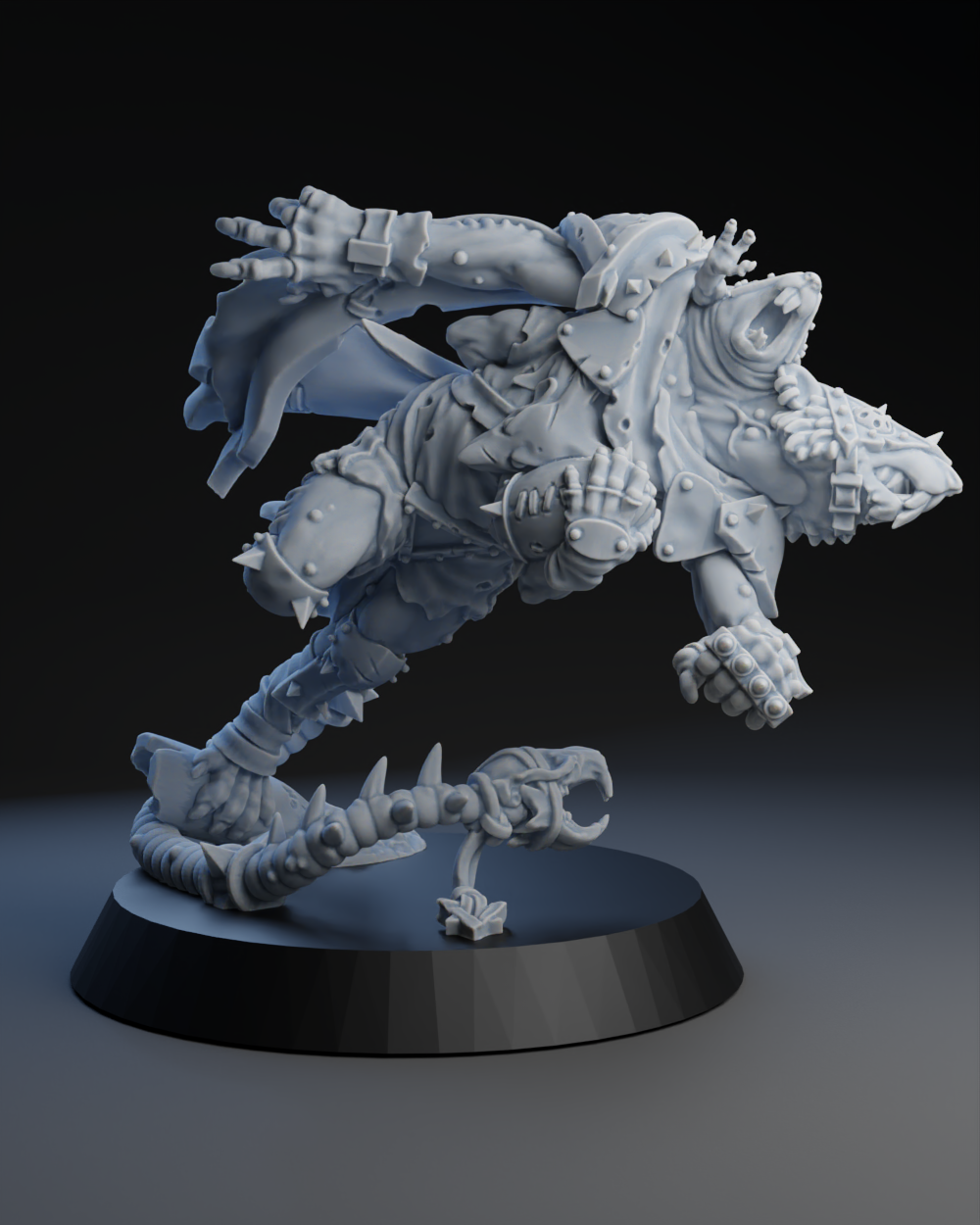 Hack - Ratmen Star Player - Fantasy Football - Brutefun Miniatures
