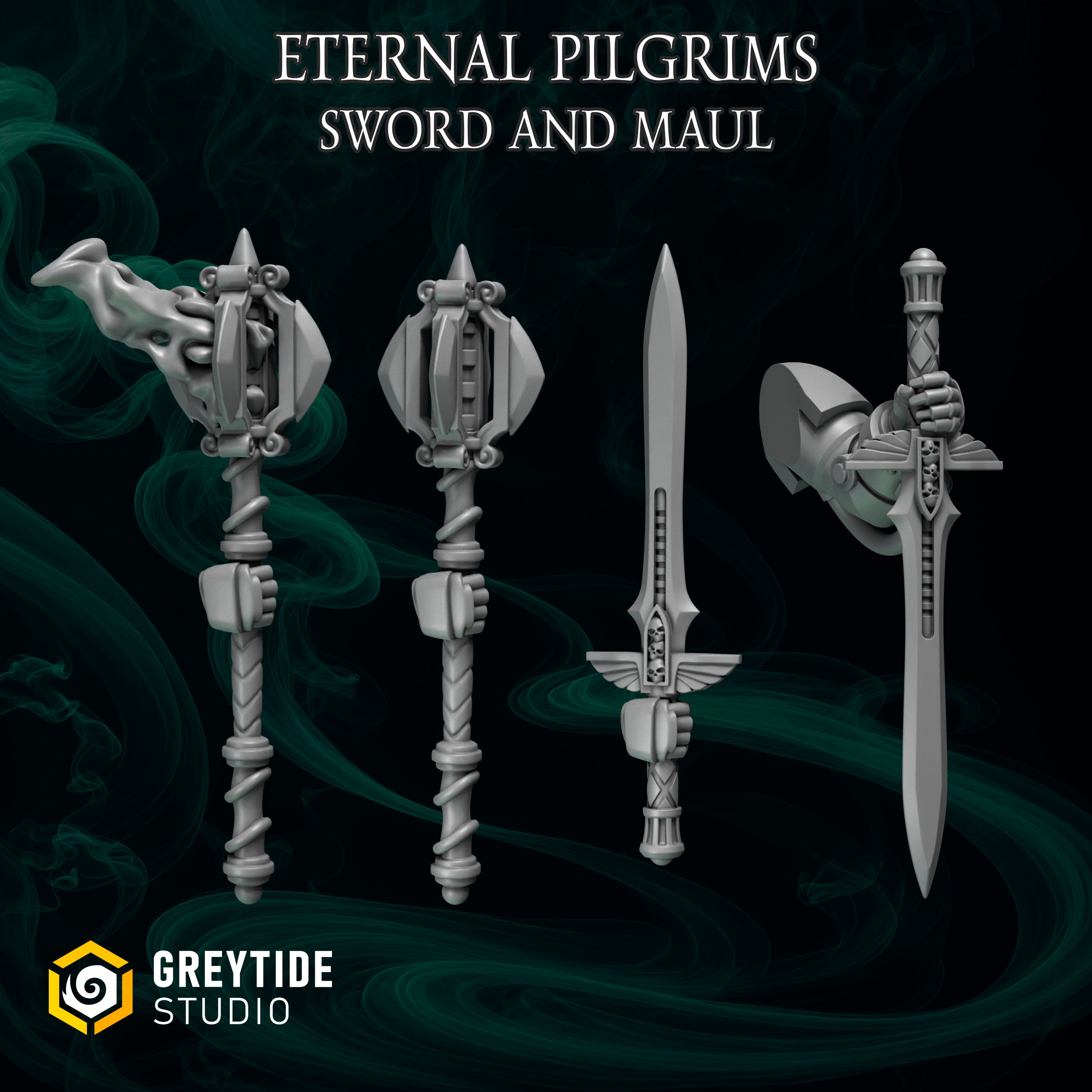 Espadas y mazas Termi | Grey Tide Studios | Eternal Pilgrims | Piezas y accesorios de conversión