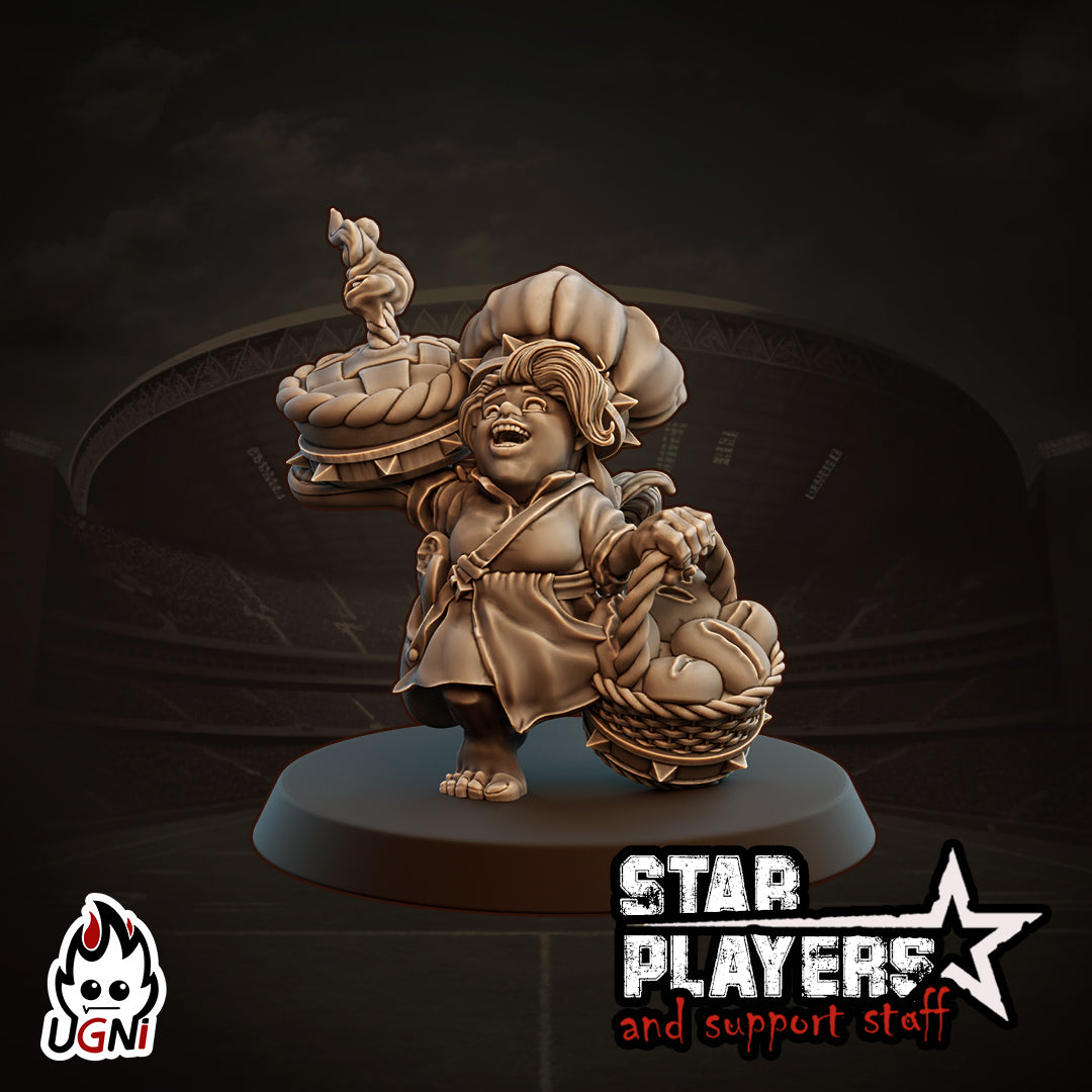 Sindia Pie - Jugador estrella mediano - Fútbol de fantasía - Miniaturas Ugni