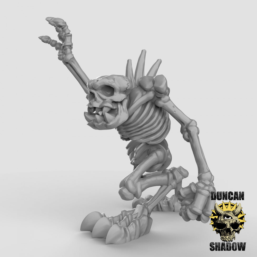 Skeleton River Trolls, mehrteiliges Set | Duncan Shadow | Kompatibel mit Dungeons & Dragons und Pathfinder