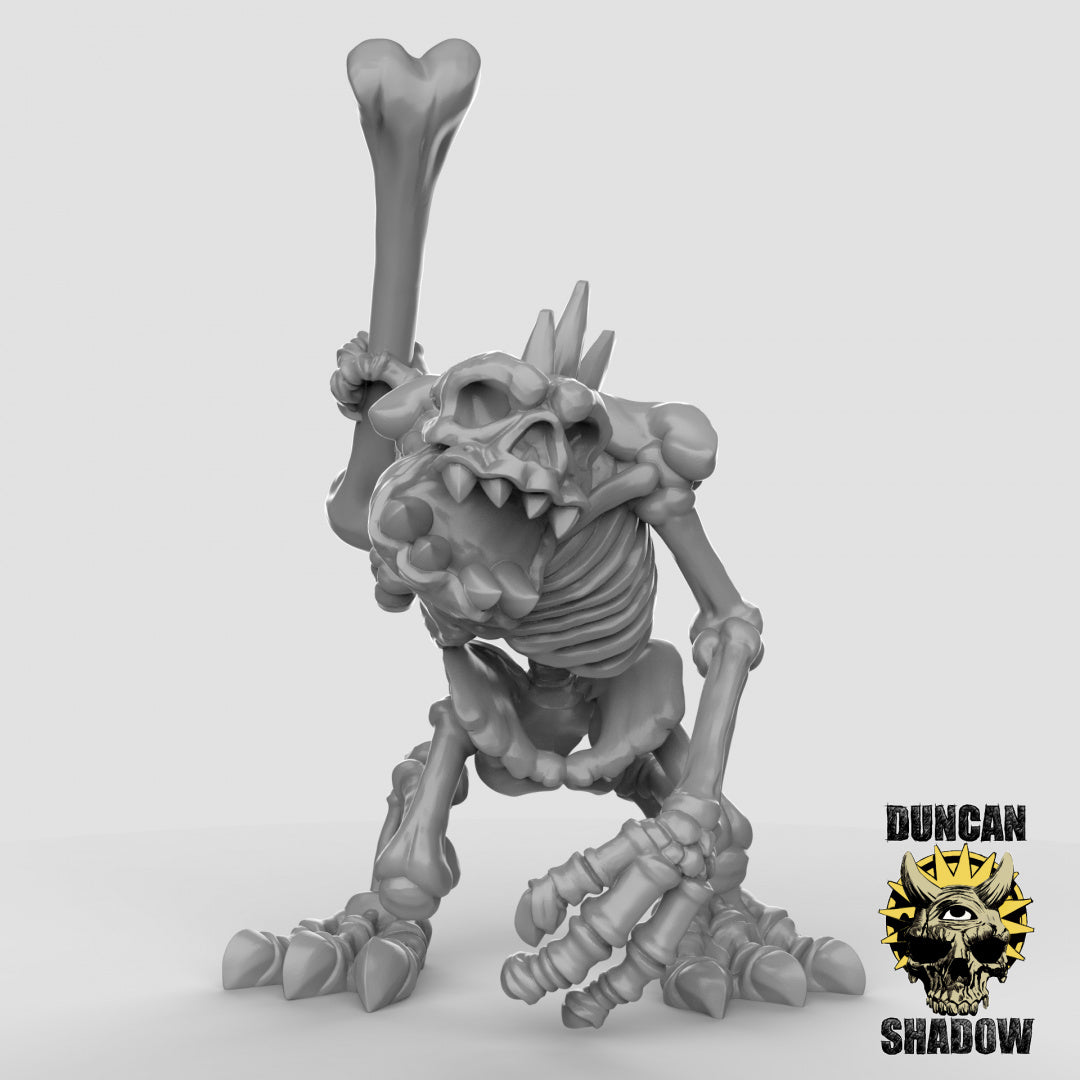 Skeleton River Trolls, mehrteiliges Set | Duncan Shadow | Kompatibel mit Dungeons & Dragons und Pathfinder