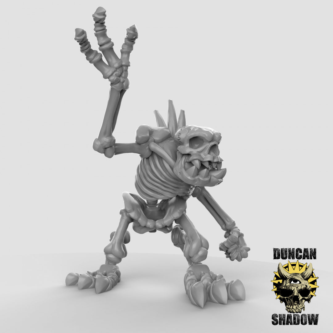 Skeleton River Trolls, mehrteiliges Set | Duncan Shadow | Kompatibel mit Dungeons & Dragons und Pathfinder