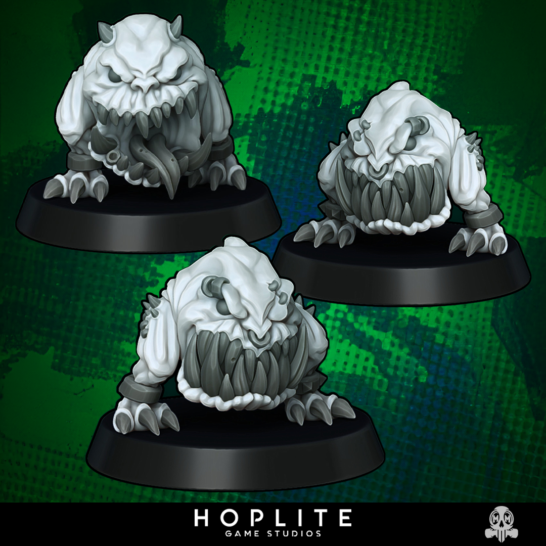 Chompas en cuclillas orco | Miniaturas maliciosas