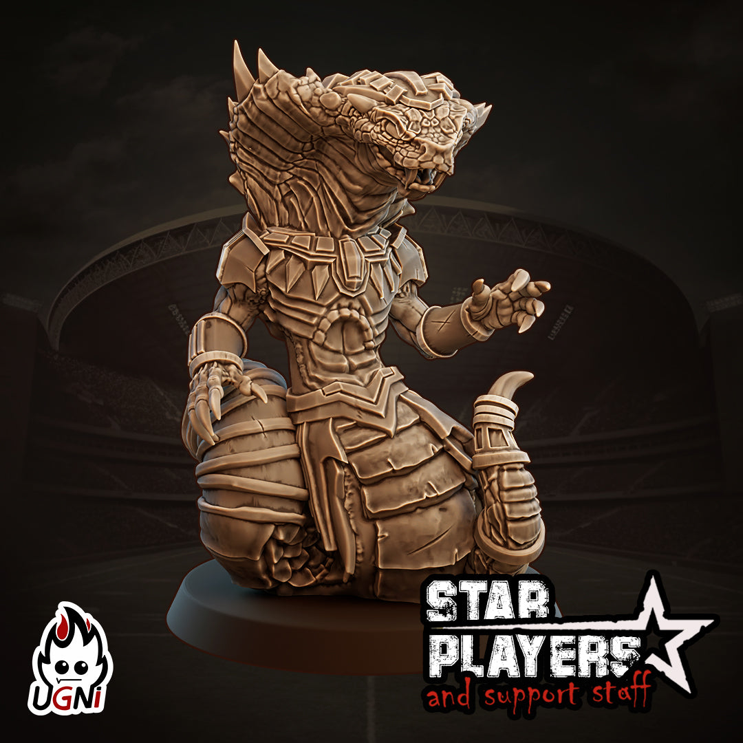 Sssnakeman - Jugador estrella - Fantasy Football - Miniaturas Ugni