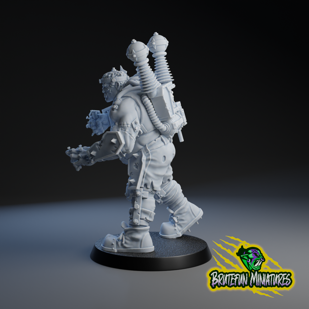 Frank Stein – Werwolf-Starspieler – Fantasy Football – Brutefun Miniatures