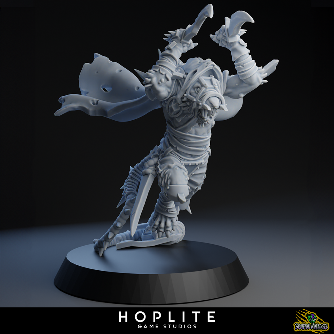 Stab Stab - Jugador estrella de Ratmen - Fútbol de fantasía - Miniaturas Brutefun