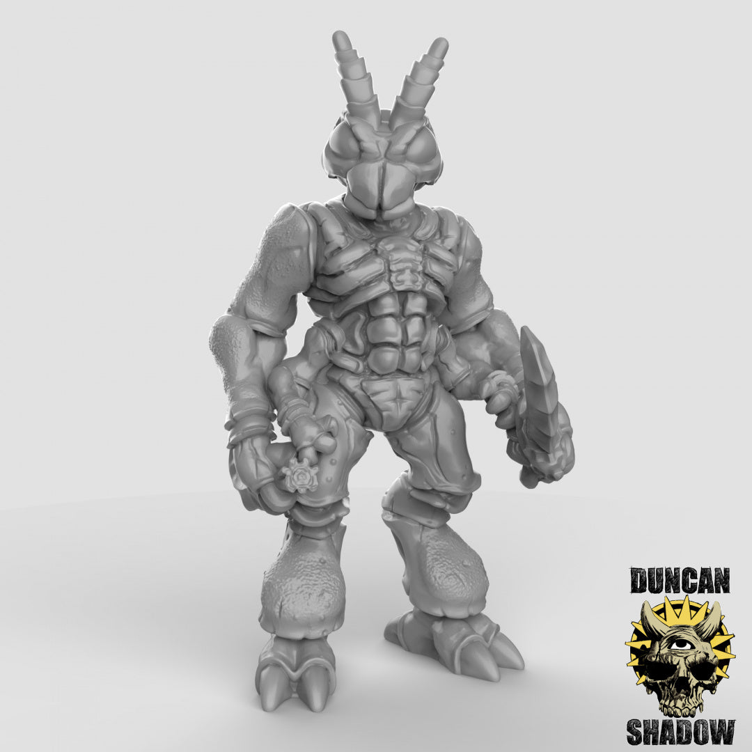 Insectoides Thri-Keen con dagas | Sombra de Duncan | Compatible con Dragones y Mazmorras y Pathfinder