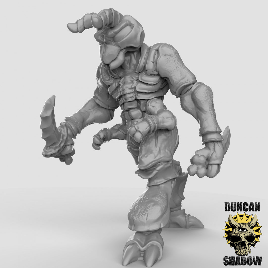 Insectoides Thri-Keen con dagas | Sombra de Duncan | Compatible con Dragones y Mazmorras y Pathfinder