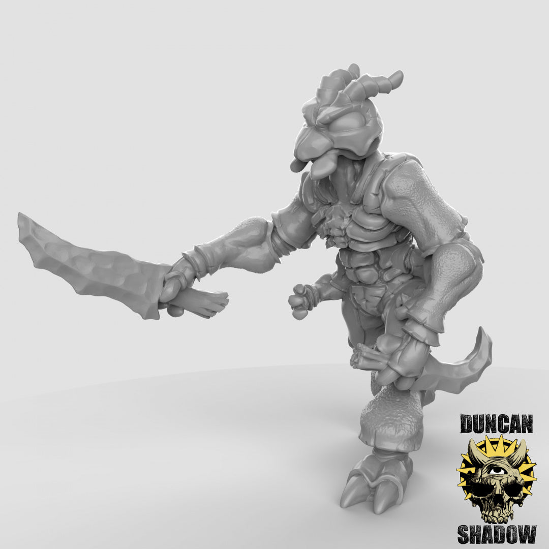 Insectoides Thri-Keen con dagas | Sombra de Duncan | Compatible con Dragones y Mazmorras y Pathfinder