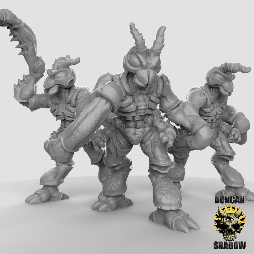 Insectoides Thri-Keen con brazos de mantis | Sombra de Duncan | Compatible con Dragones y Mazmorras y Pathfinder