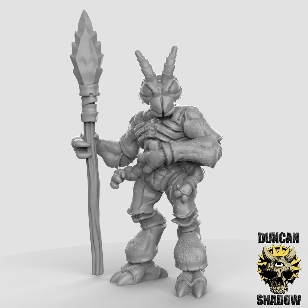 Thri-Keen Insektoiden mit Speeren | Duncan Shadow | Kompatibel mit Dungeons & Dragons und Pathfinder