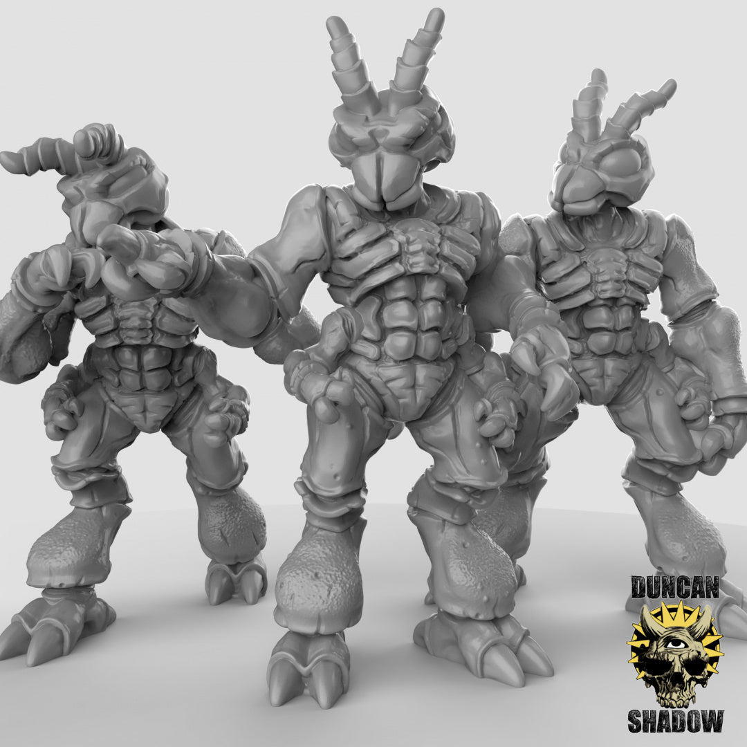 Thri-Keen Insektoiden unbewaffnet | Duncan Shadow | Kompatibel mit Dungeons & Dragons und Pathfinder