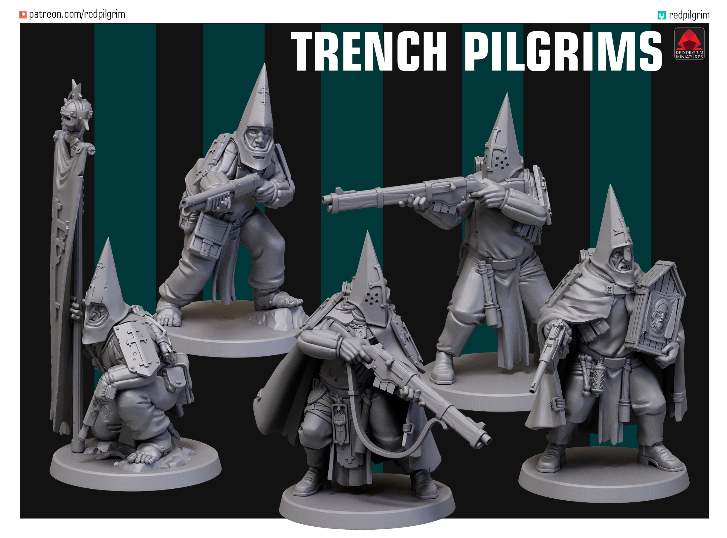 Trench Pilgrims | Red Pilgrim Miniatures