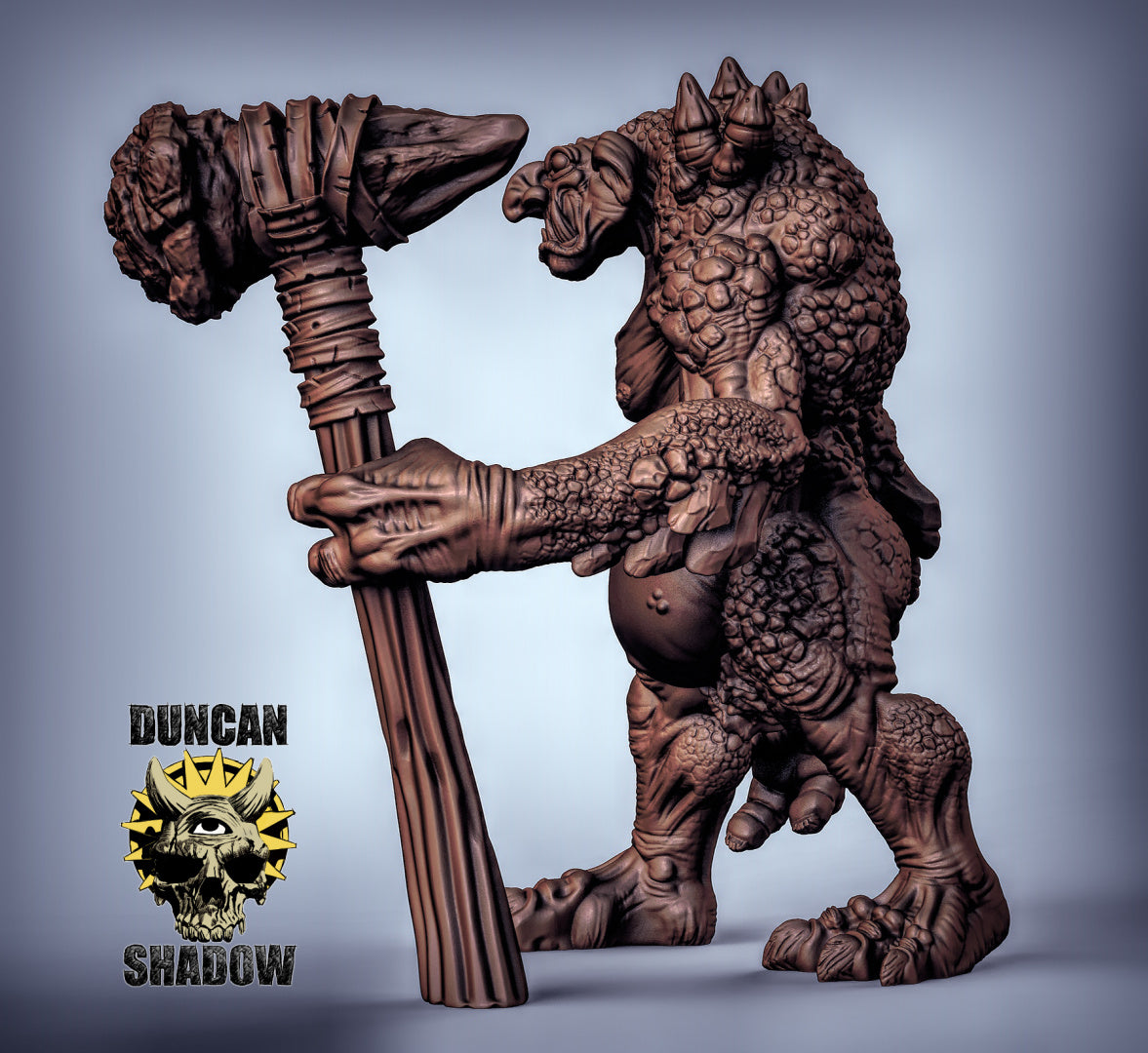 Titán troll gigante | Sombra de Duncan | Compatible con Dragones y Mazmorras y Pathfinder