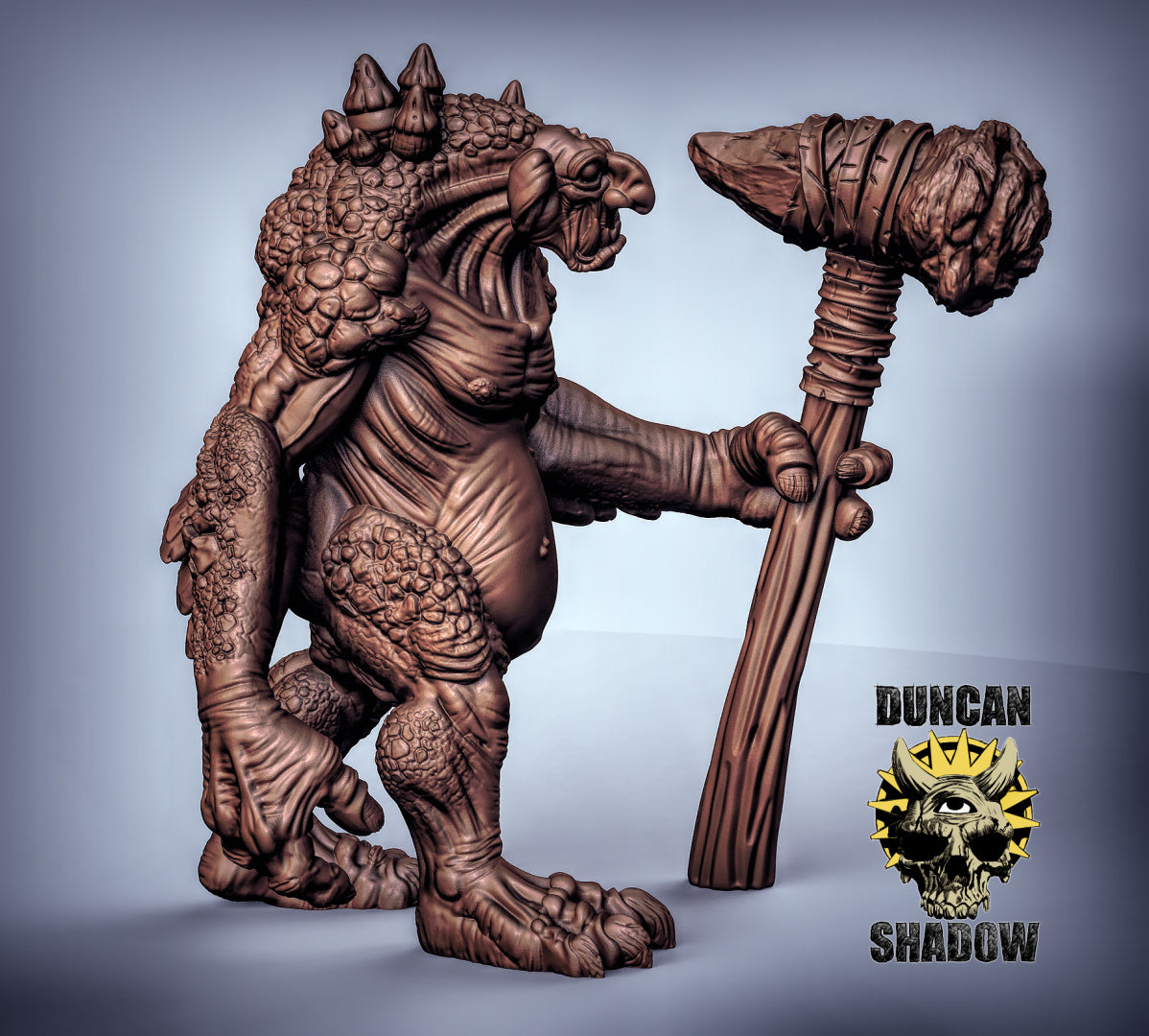 Titán troll gigante | Sombra de Duncan | Compatible con Dragones y Mazmorras y Pathfinder