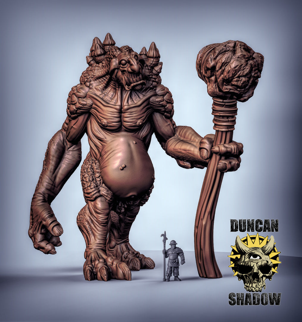 Titán troll gigante | Sombra de Duncan | Compatible con Dragones y Mazmorras y Pathfinder
