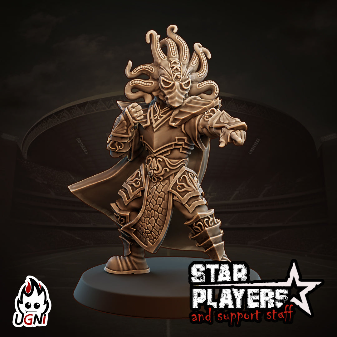 Walter Krakenberg - Jugador estrella elfo - Fantasy Football - Miniaturas Ugni