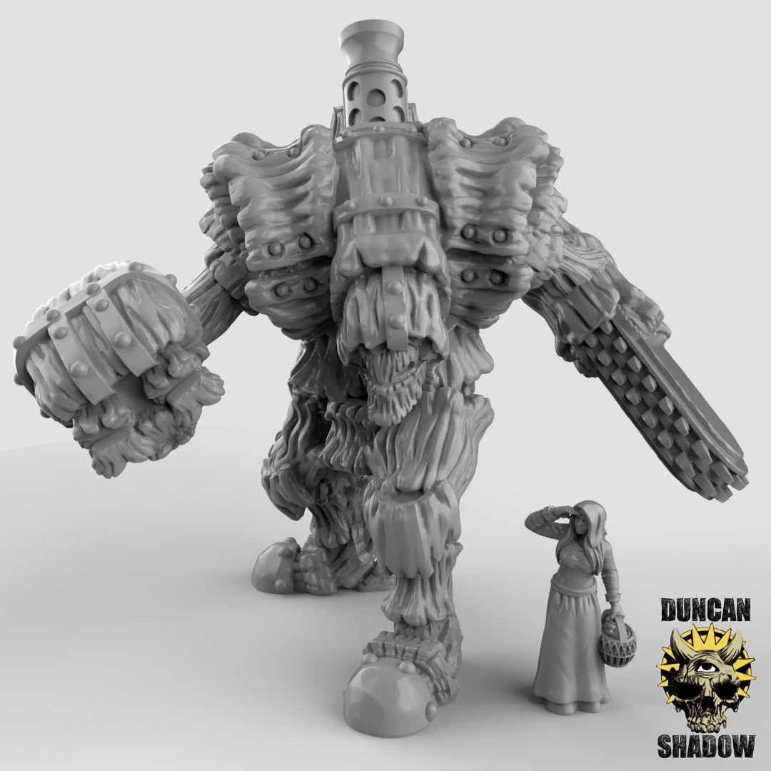 Wood Golem Giant | Duncan Shadow | Compatible with Dungeons & Dragons and Pathfinder