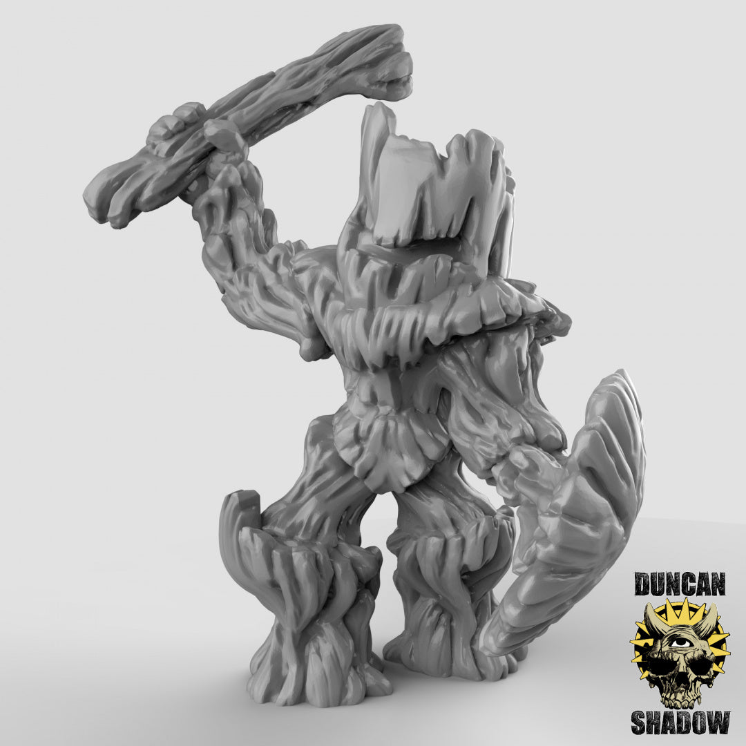 Wood Woad Golem Knights | Duncan Shadow | Compatible with Dungeons & Dragons and Pathfinder