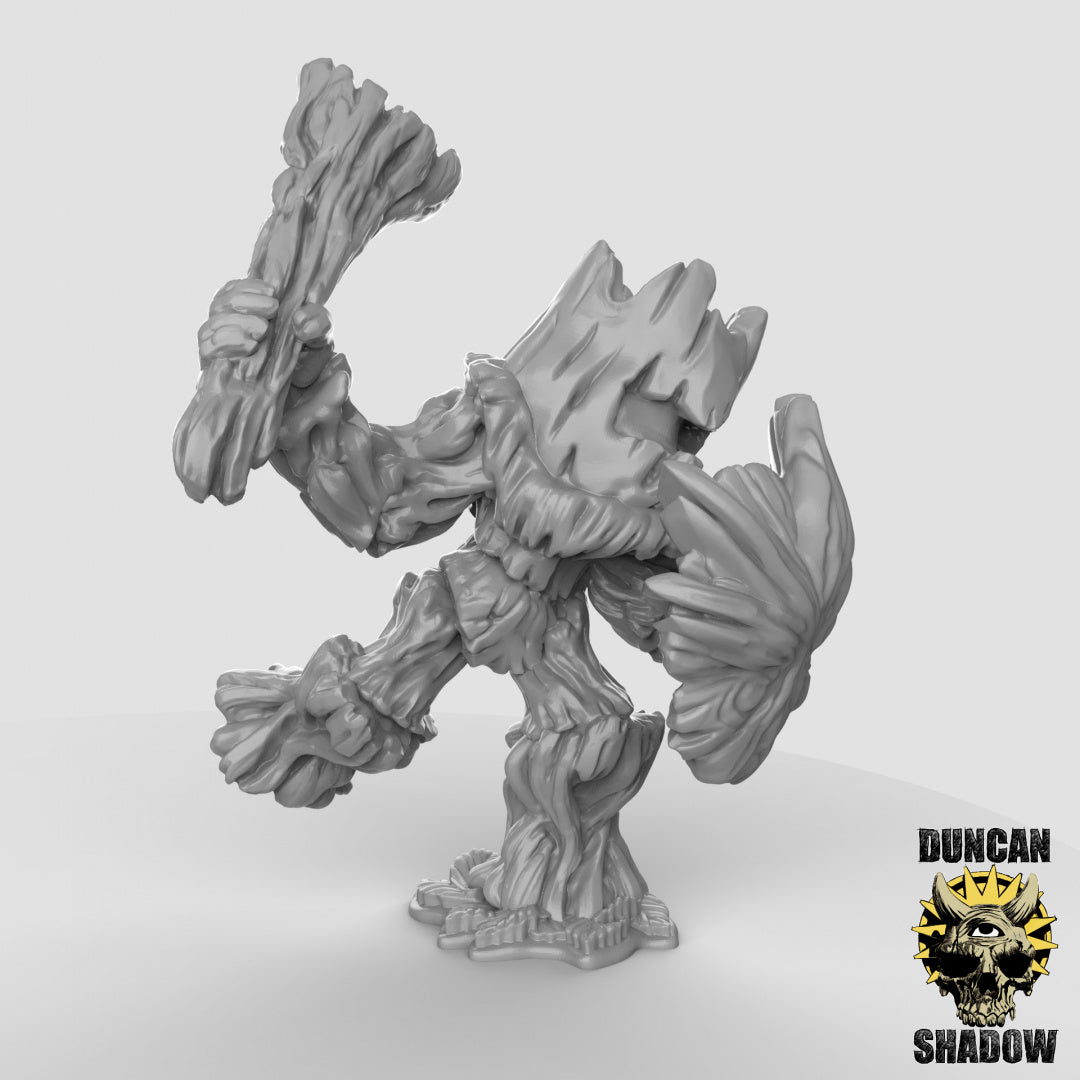 Wood Woad Golem Knights | Duncan Shadow | Compatible with Dungeons & Dragons and Pathfinder